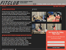 Tablet Screenshot of fitclubseoul.com